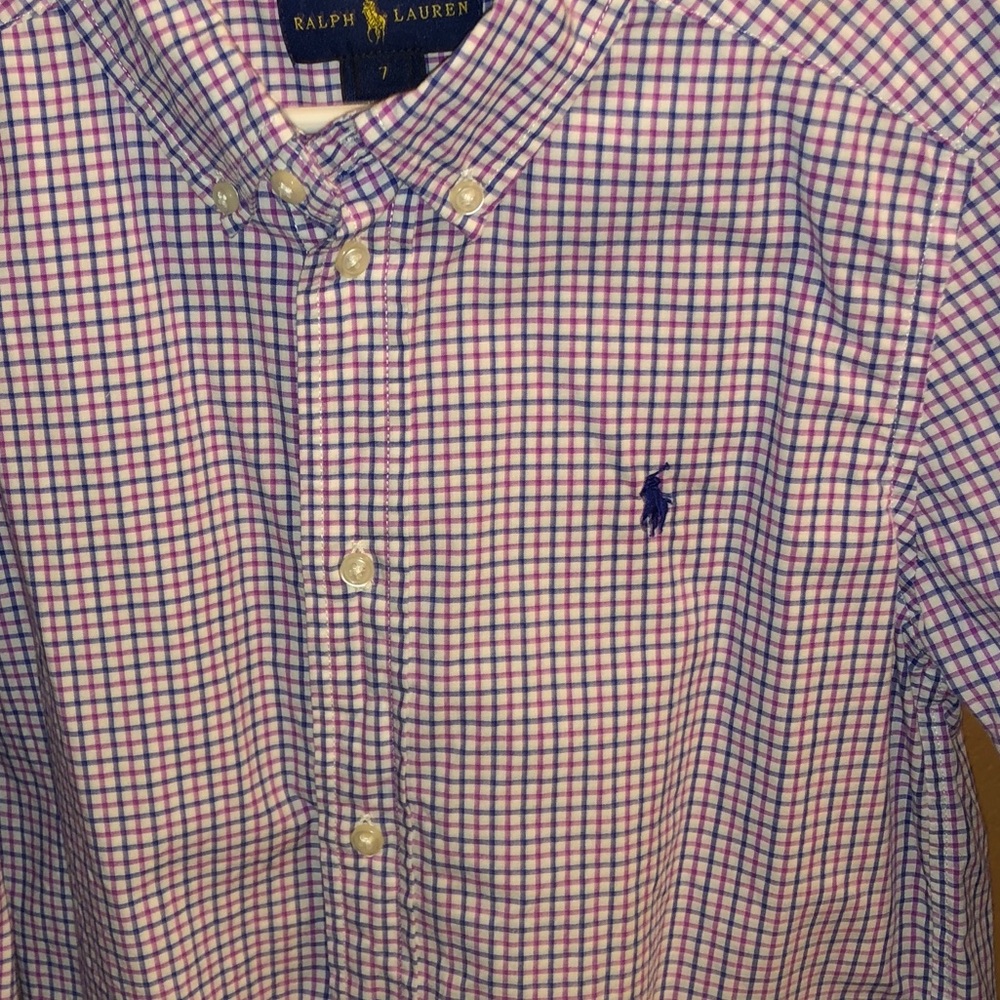 Ralph Lauren Boys size 7 button-up dress shirt